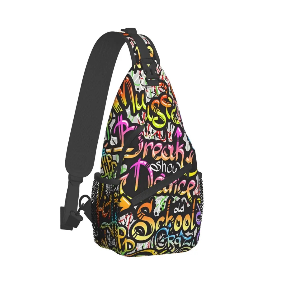 Graffiti Art Crossbody Backpack