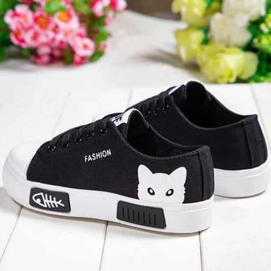 Black Kitten Sneakers