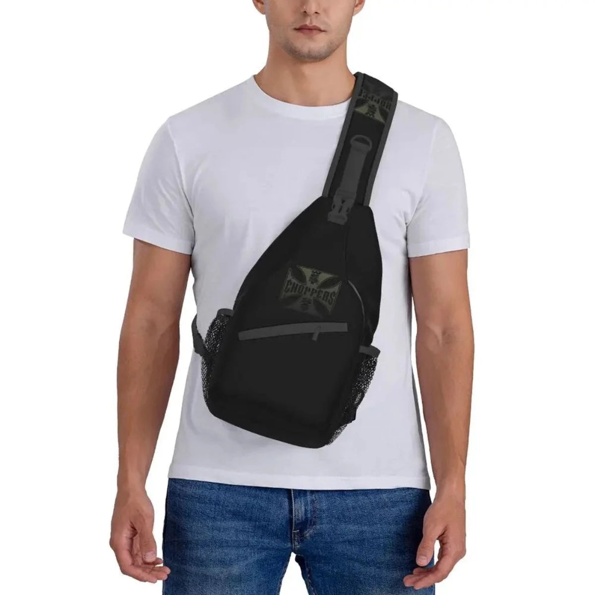 Black Crossbody Backpack